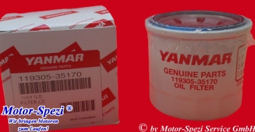 Yanmar Ölfilter für GM-Serie, YM-Serie, 3JH, original 119305-35170 ersetzt 119305-35151